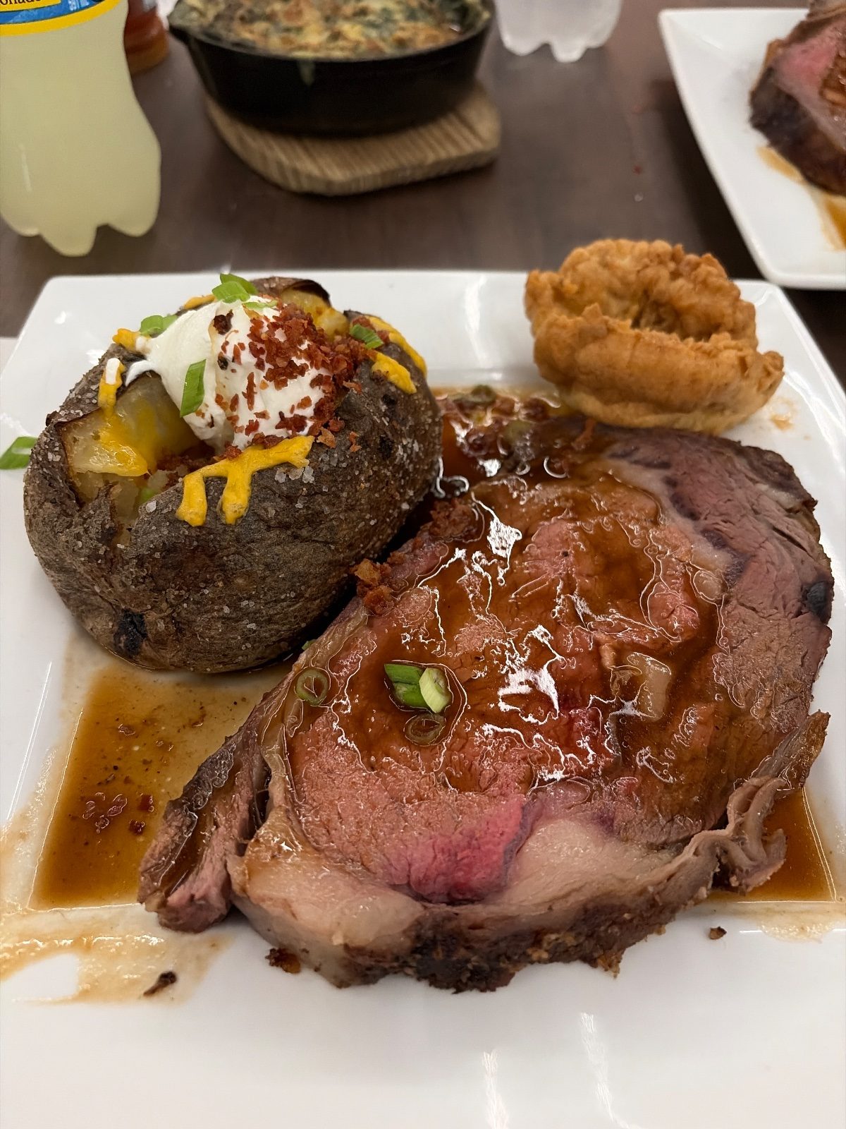 Slow-roasted USDA Prime rib